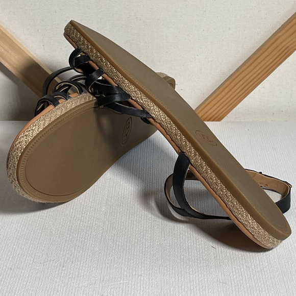 UGG Black Larisa Sandal Sz 40.5 - Picture 3 of 5